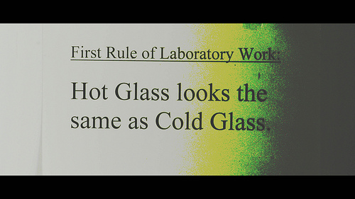 First Rule of Laboratory Work