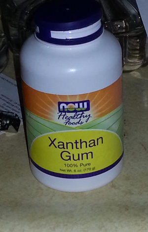 bottle of xanthan gum