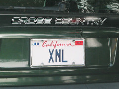 XML license plate
