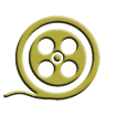 A reel of movie film