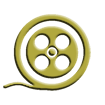 A reel of movie film